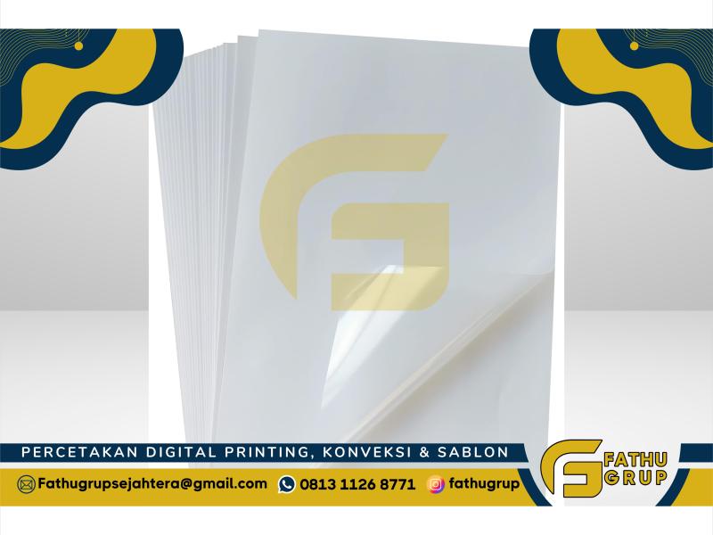 Stiker Transparan
